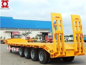 4axles Naczepa niskopodwoziowa