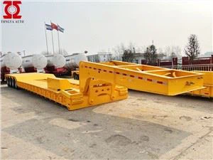 Zdejmowana przyczepa niskopodłogowa na gęsiej szyi